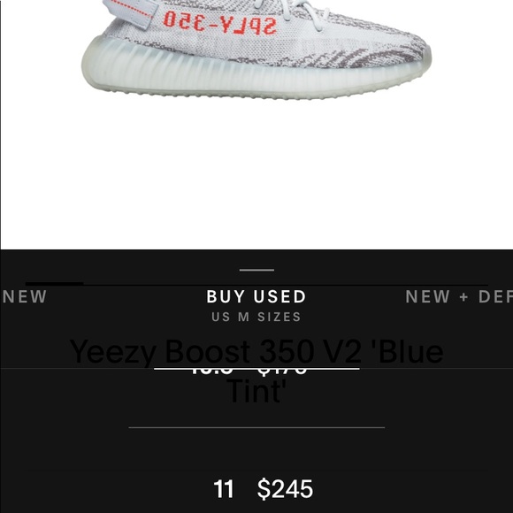 Adidas Yeezy boost 350 V2 Blue Tint - Picture 5 of 5